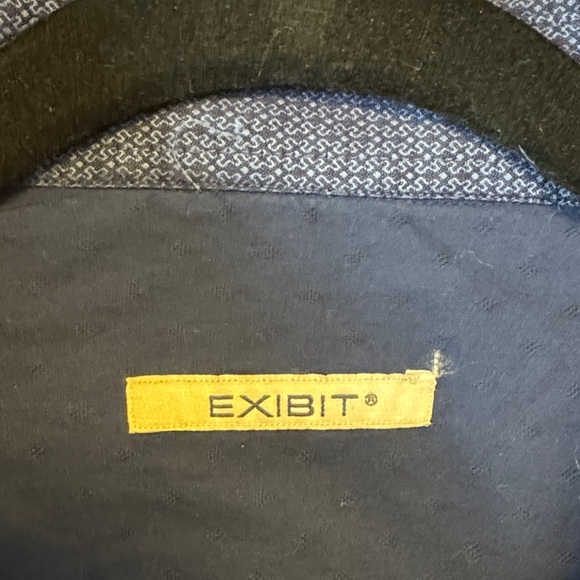 Exibit Navy Dress Button-Down Shirt - Picture 2 of 6